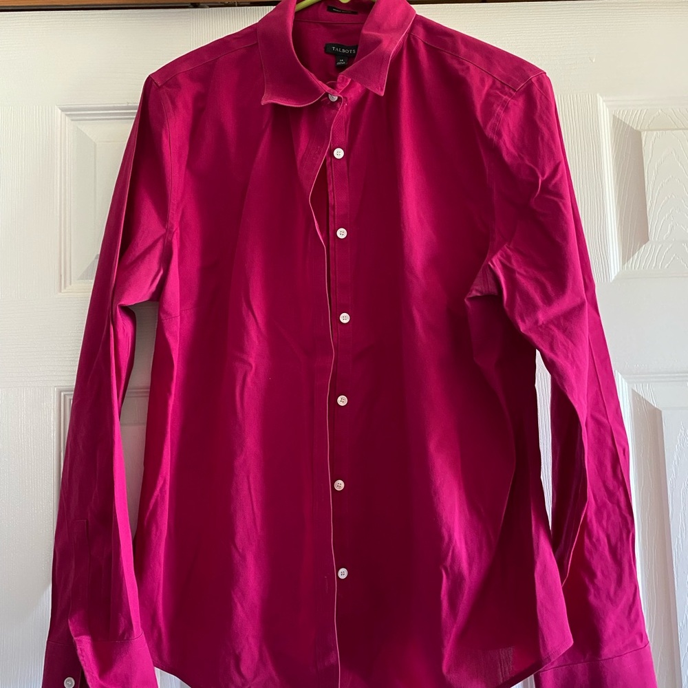 Talbot’s Pink Button Down Shirt